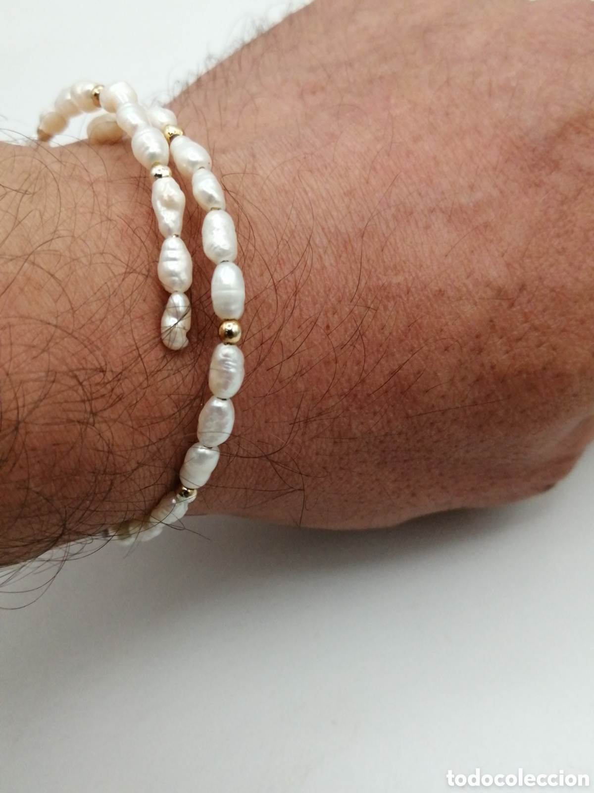 Joyeria: Pulsera ajustable perlas australianas - Foto 3