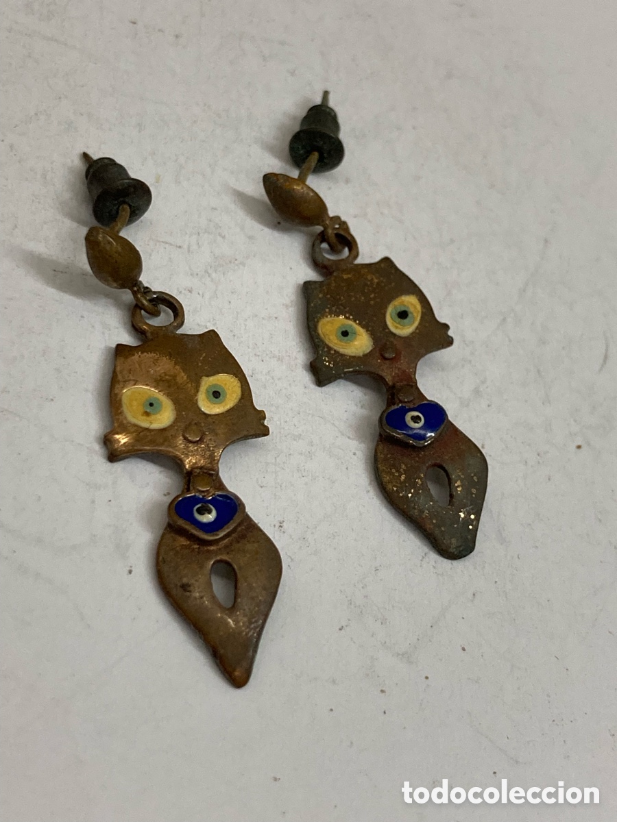 Joyeria: Pendientes de bisuter&iacute;a esmaltado P62 - Foto 1