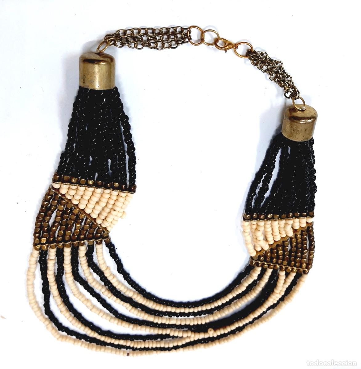 Joyeria: Collar bocho con cuentas vintage(10.2) - Foto 4
