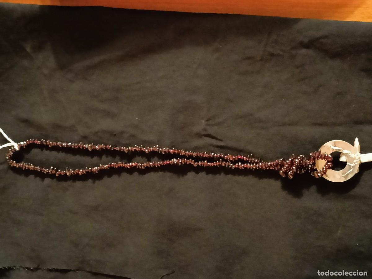 Joyeria: COLLAR GRANATES, PERLA NATURAL Y PLATA - Foto 6