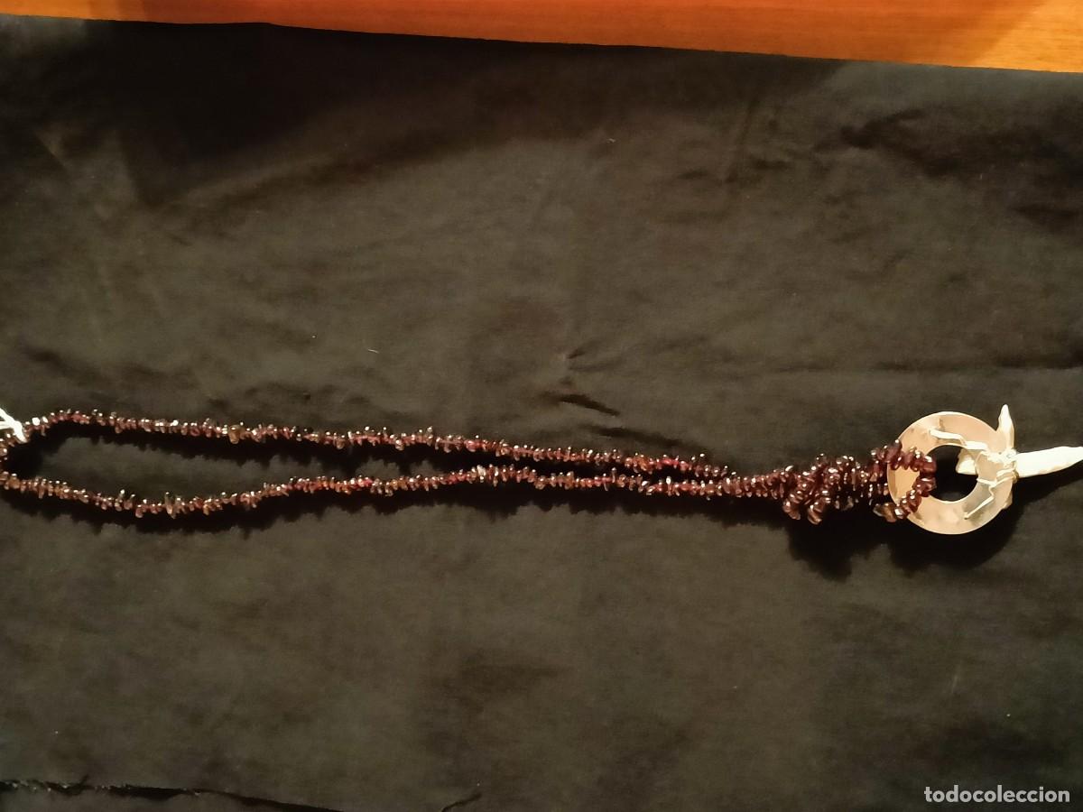 Joyeria: COLLAR GRANATES, PERLA NATURAL Y PLATA - Foto 7