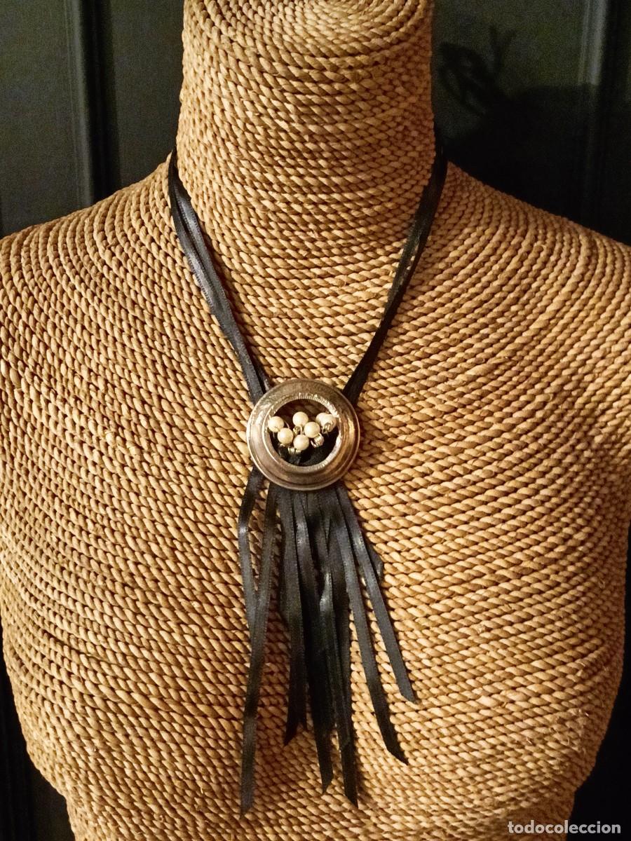 Joyeria: GARGANTILLA DE PERLAS, PLATA Y CINTAS DE RASO - Foto 2