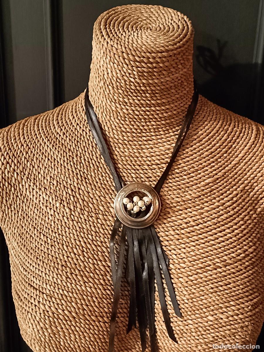 Joyeria: GARGANTILLA DE PERLAS, PLATA Y CINTAS DE RASO - Foto 3
