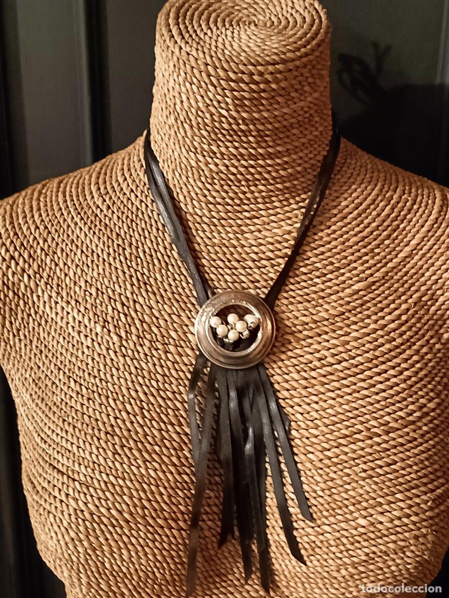 Joyeria: GARGANTILLA DE PERLAS, PLATA Y CINTAS DE RASO - Foto 4