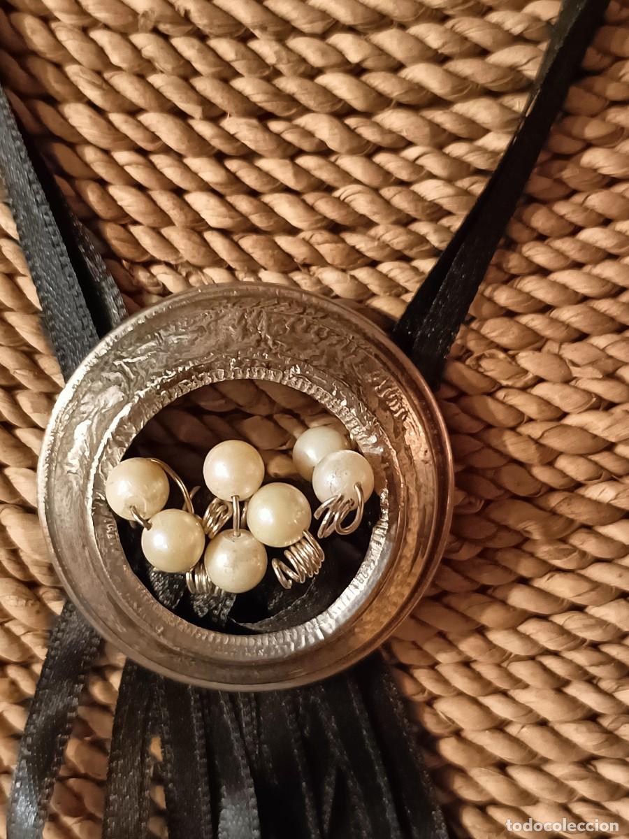 Joyeria: GARGANTILLA DE PERLAS, PLATA Y CINTAS DE RASO - Foto 5