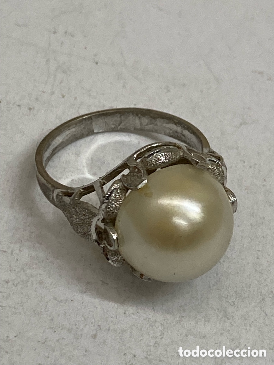 Joyeria: Sortija de plata y perla /S105 - Foto 1