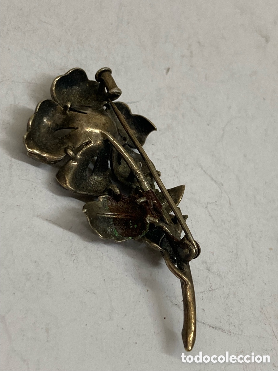 Joyeria: Broche de plata y perla B15 - Foto 2