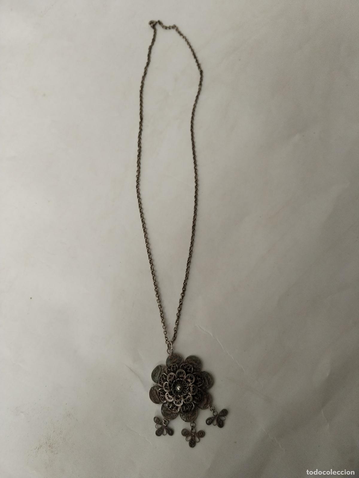 Joyeria: collar colgante en filigrana de plata - Foto 3