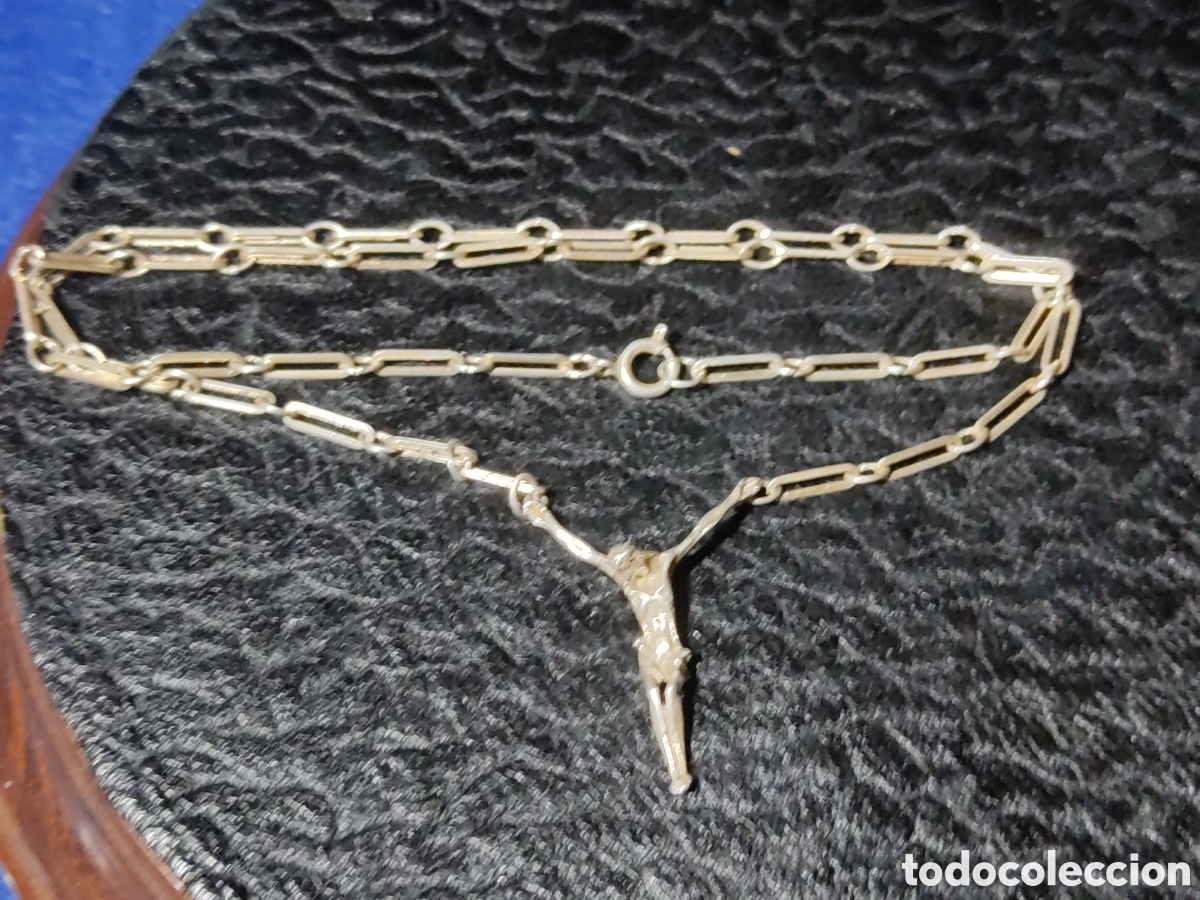 Joyeria: Cadena cristo de Dal&iacute;,plata 925. - Foto 5