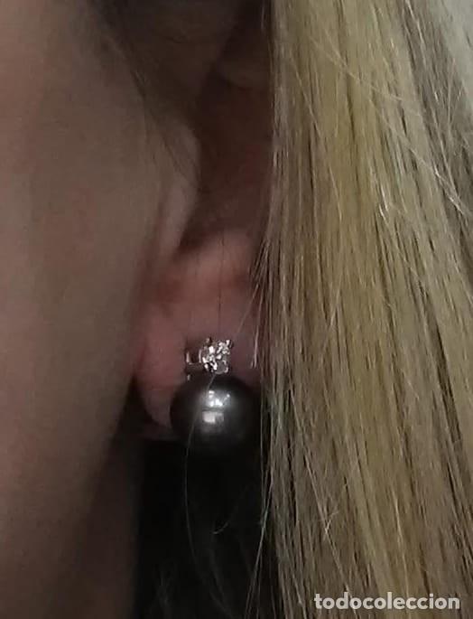 Joyeria: pendientes perla de tahiti y diamante - Foto 5
