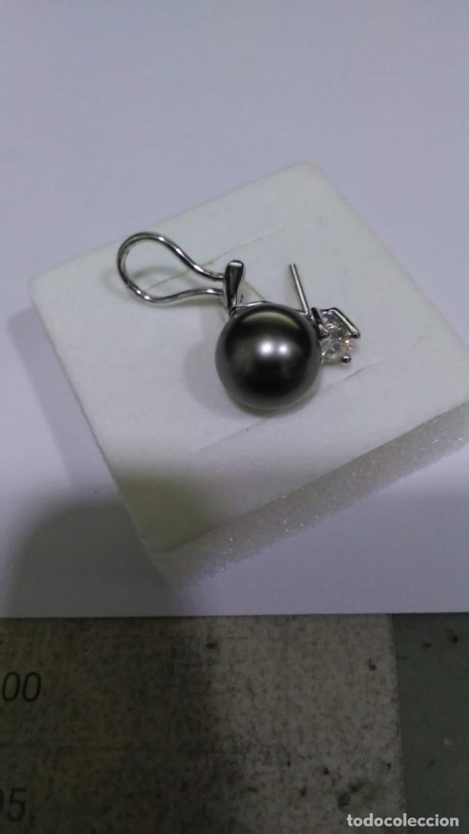 Joyeria: pendientes perla de tahiti y diamante - Foto 6