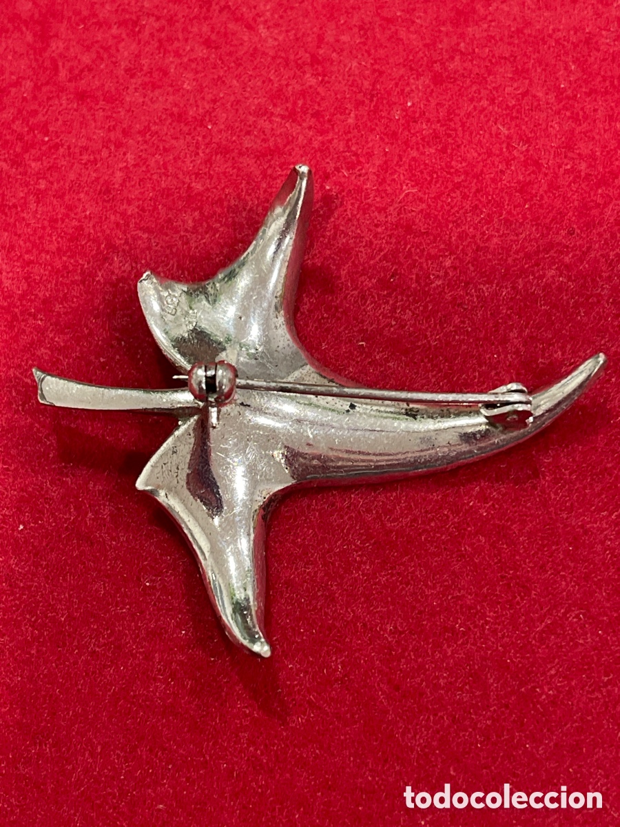 Joyeria: Bonito broche en plata de ley contrastada y Marquesitas. - Foto 2