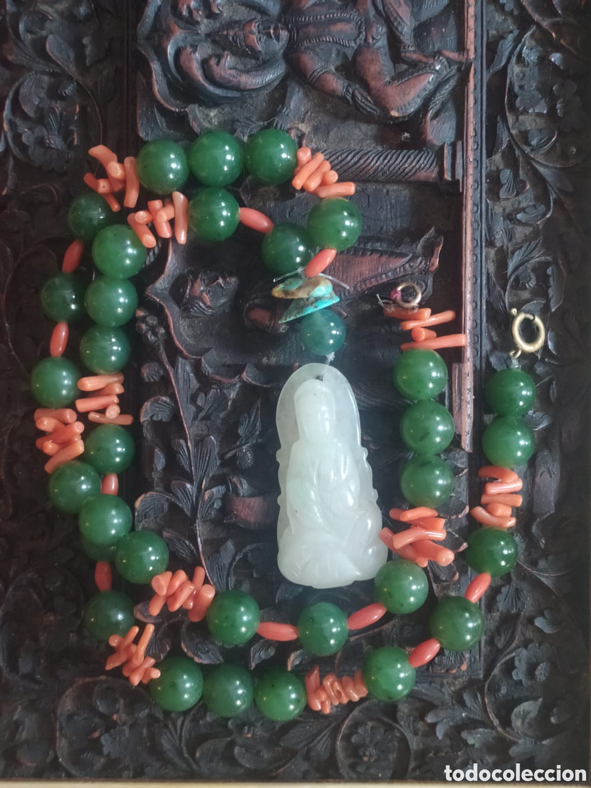 Joyeria: Collar jade y coral - Foto 2