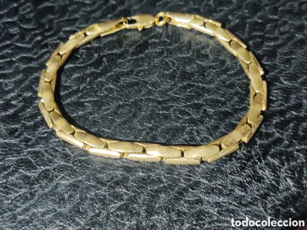 Joyeria: Pulsera chapada en oro.Vintage. - Foto 1