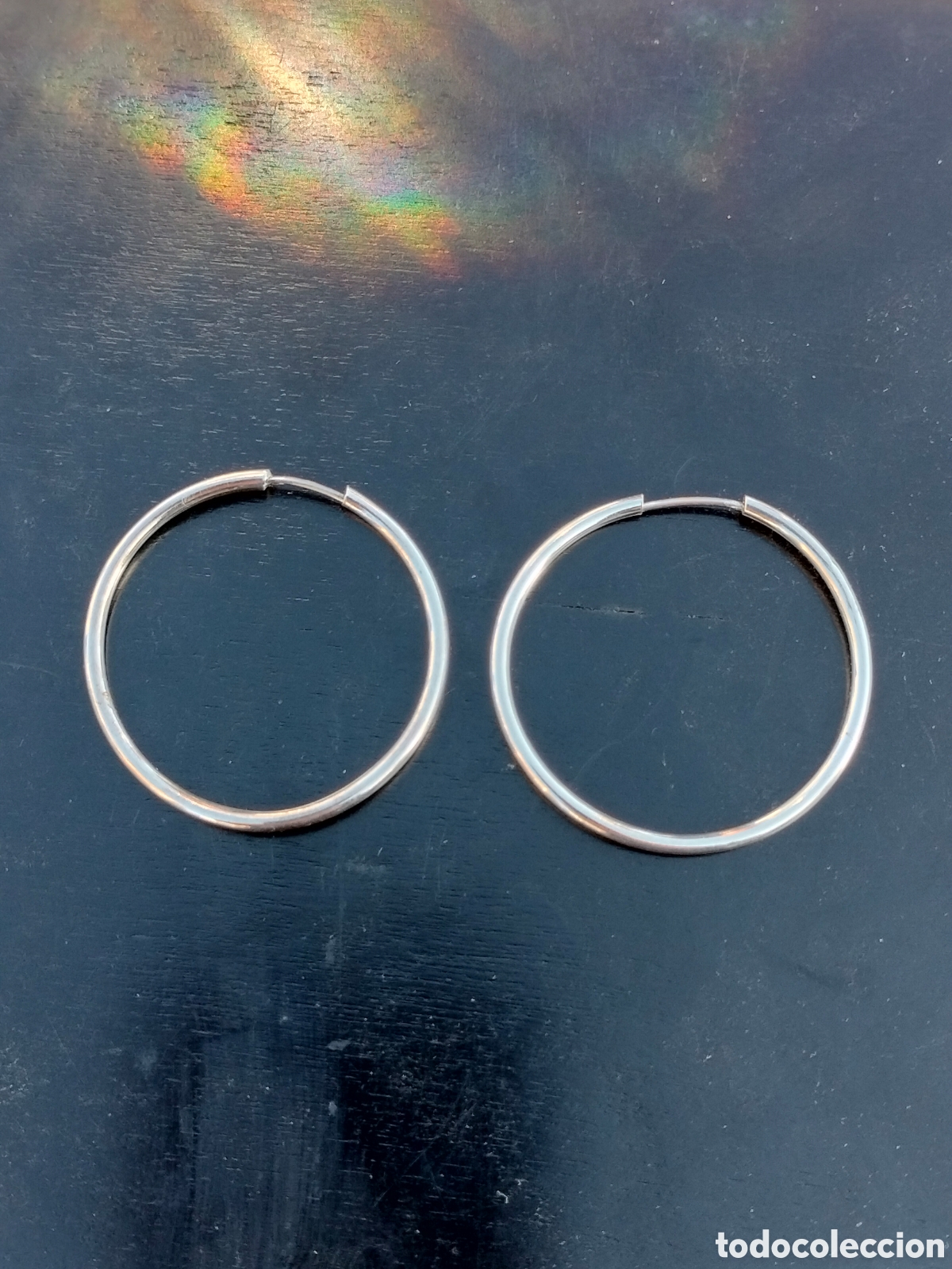 Joyeria: Pendientes aros de plata - Foto 1