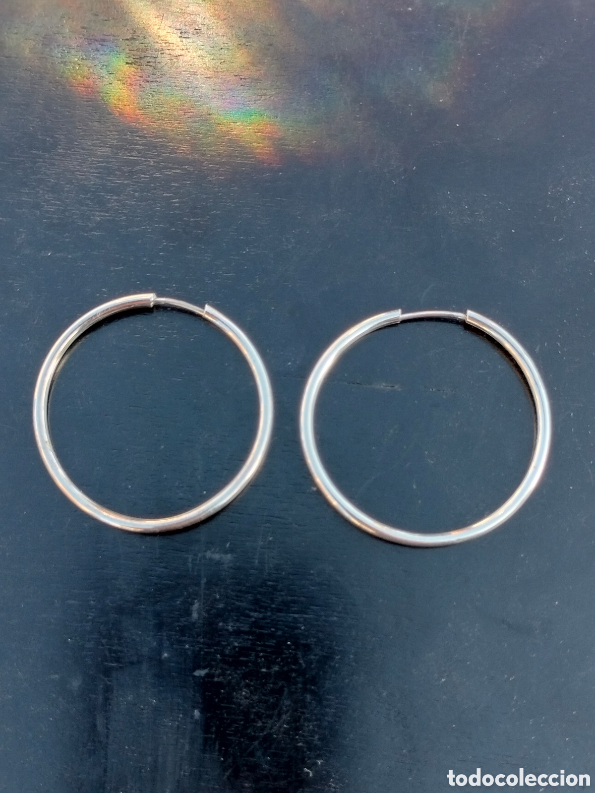 Joyeria: Pendientes aros de plata - Foto 2