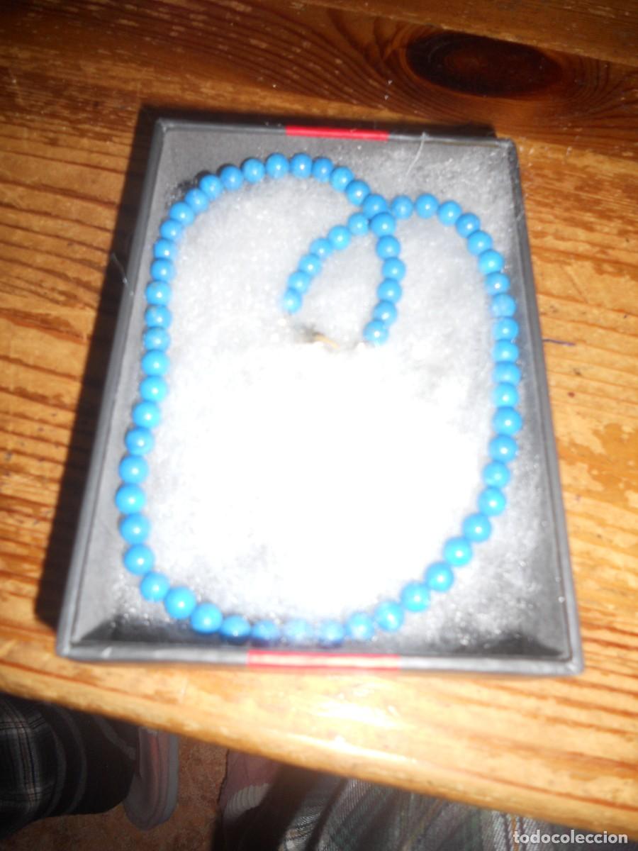 Joyeria: ANTIGUO COLLAR DE PERLAS TURQUESITAS PEQUE&Ntilde;AS - Foto 11