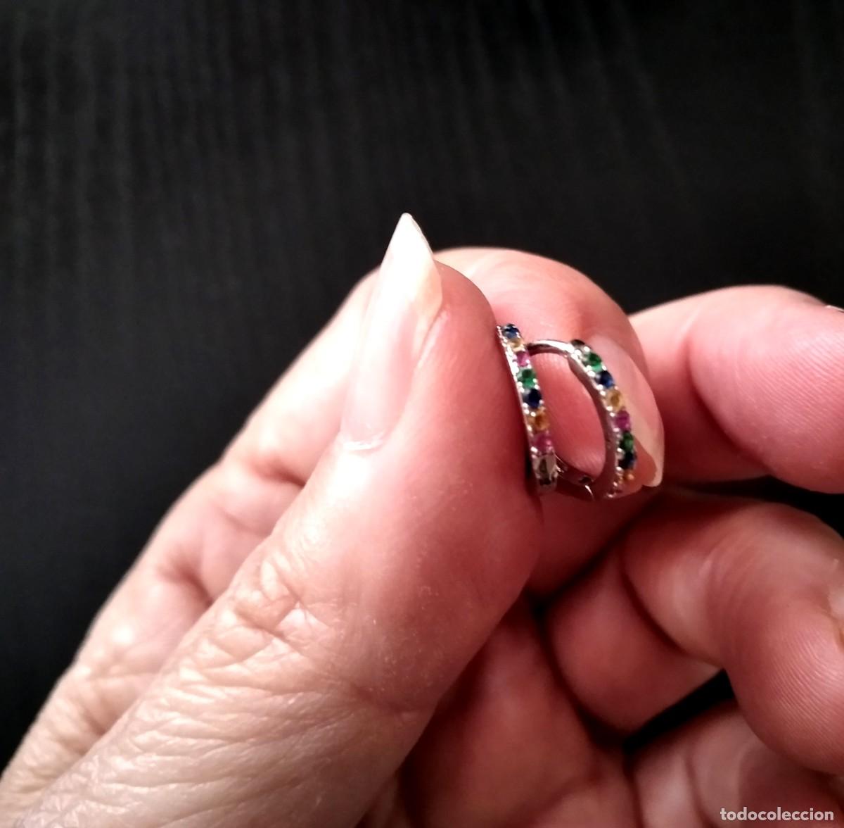 Joyeria: PENDIENTES DE PLATA ARCO IRIS PARA NI&Ntilde;A - Foto 1