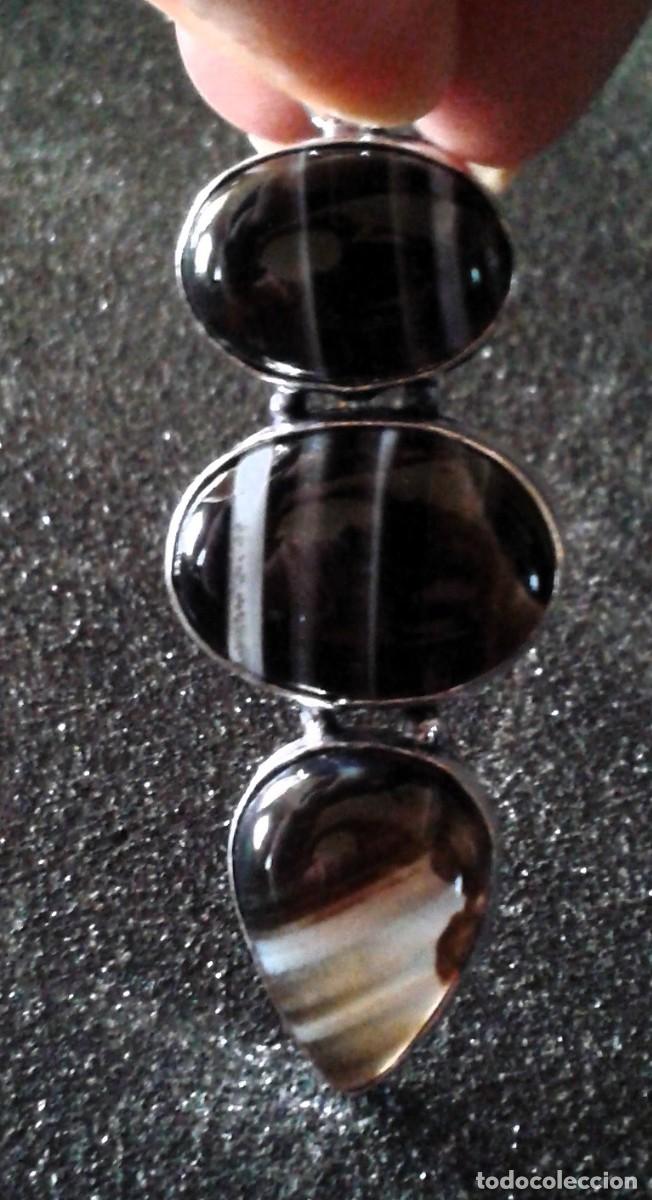 Joyeria: COLGANTE DE &Aacute;GATA NEGRA VETEADA - Foto 1