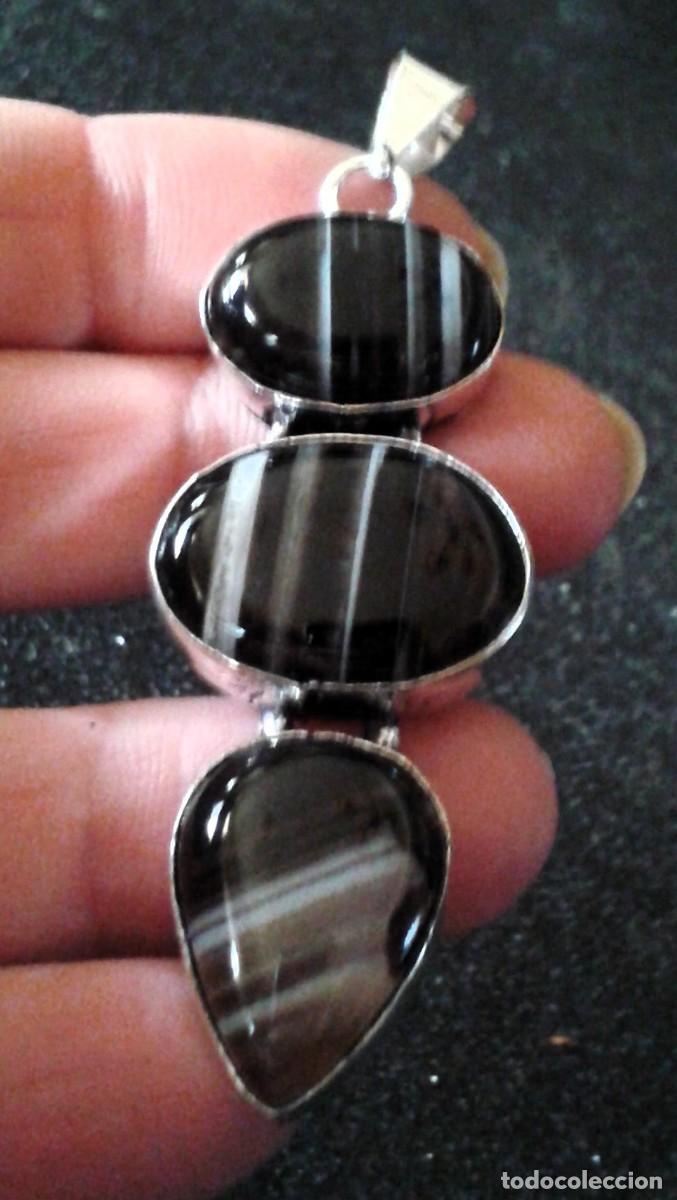 Joyeria: COLGANTE DE &Aacute;GATA NEGRA VETEADA - Foto 3