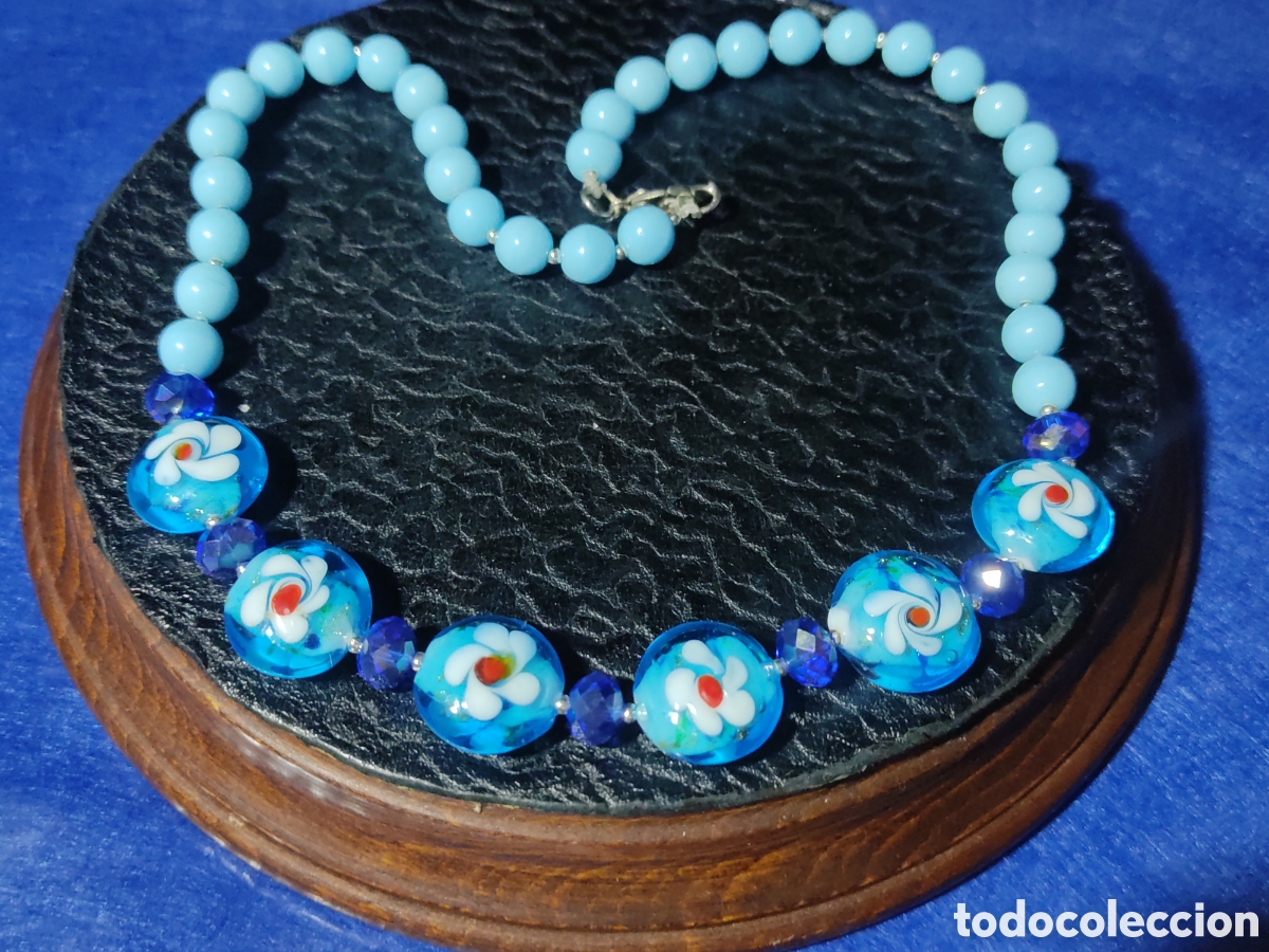 Joyeria: Collar de cristal de Murano.Vintage. - Foto 2