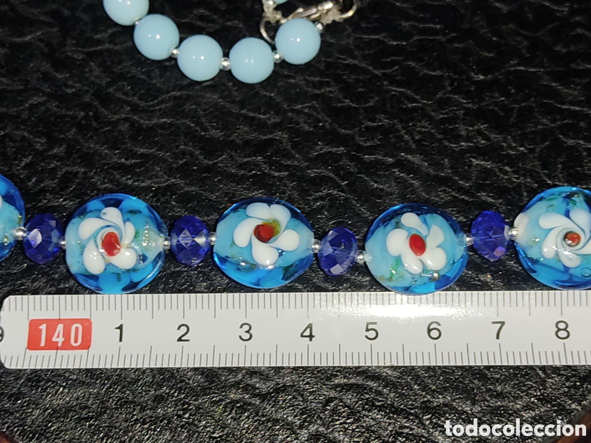 Joyeria: Collar de cristal de Murano.Vintage. - Foto 3