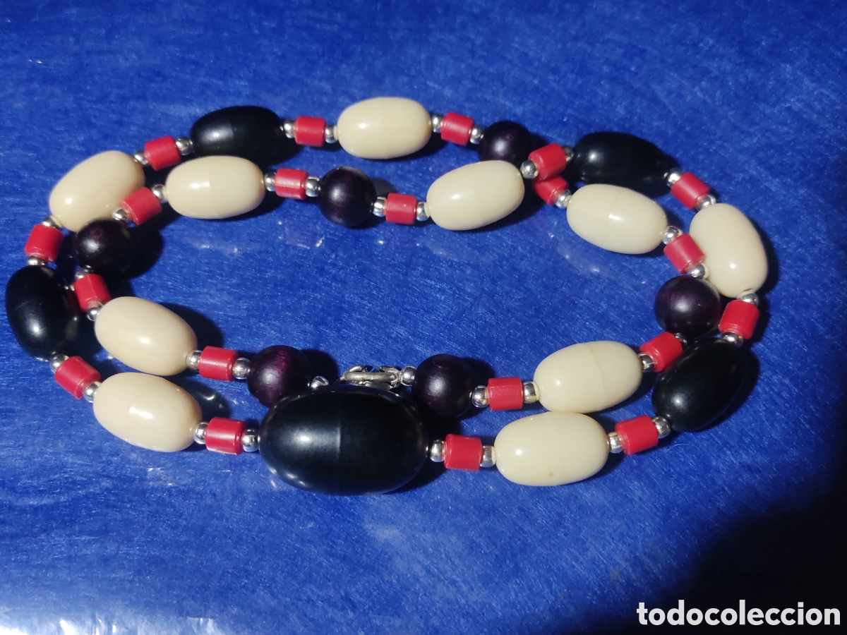 Joyeria: Collar de resina,a&ntilde;os 60. - Foto 3