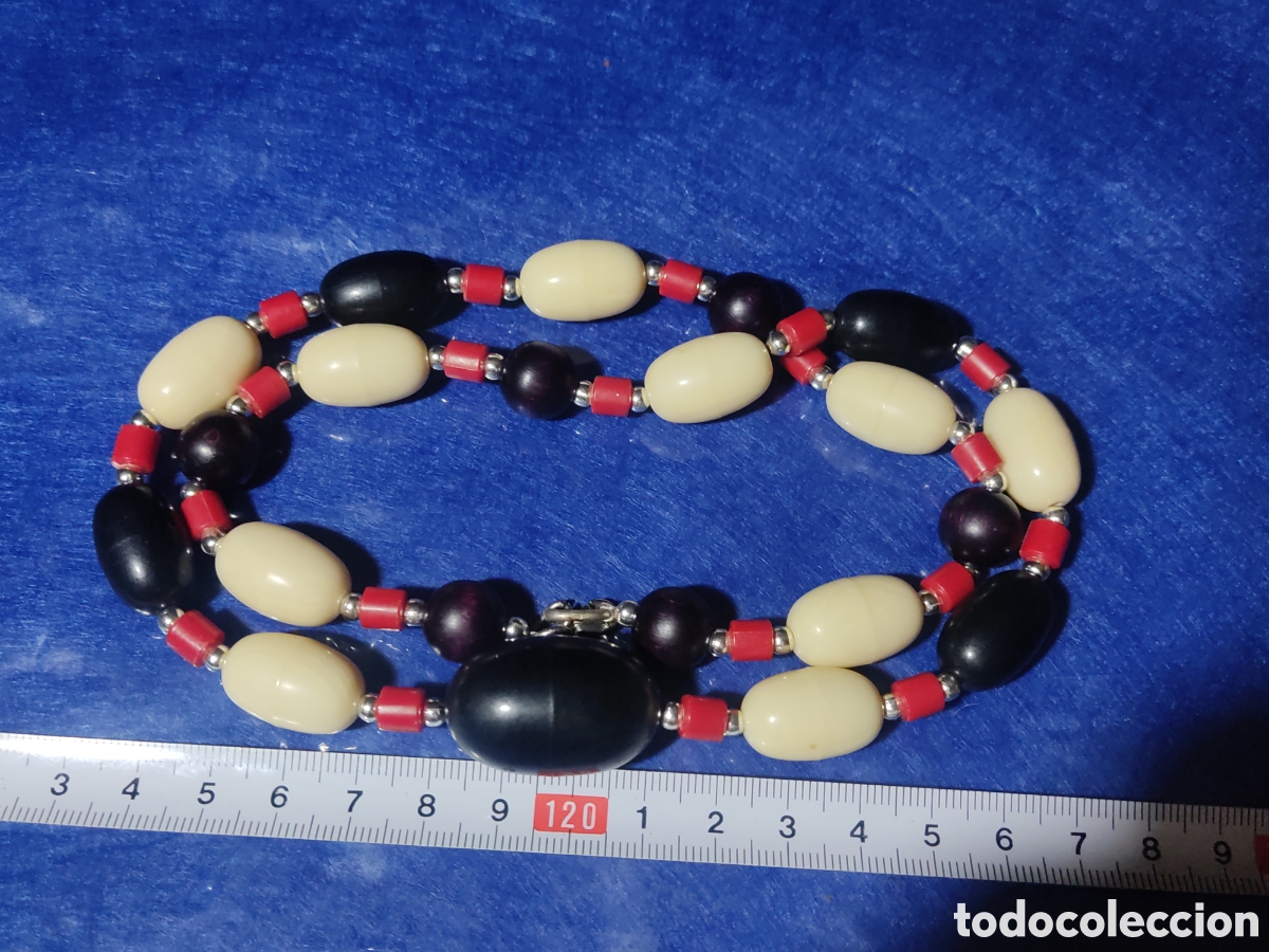 Joyeria: Collar de resina,a&ntilde;os 60. - Foto 4