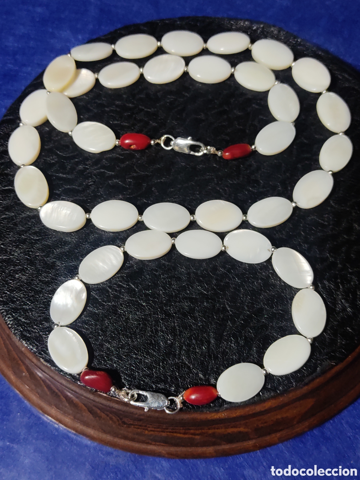 Joyeria: Juego de collar y pulsera de n&aacute;car. - Foto 4