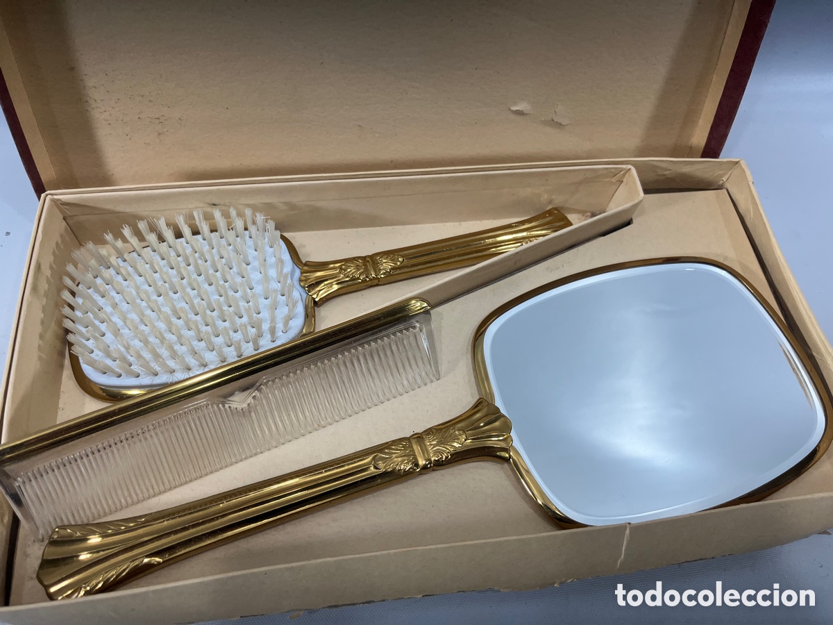 Joyeria: ANTIGUO JUEGO DE TOCADOR - Foto 3