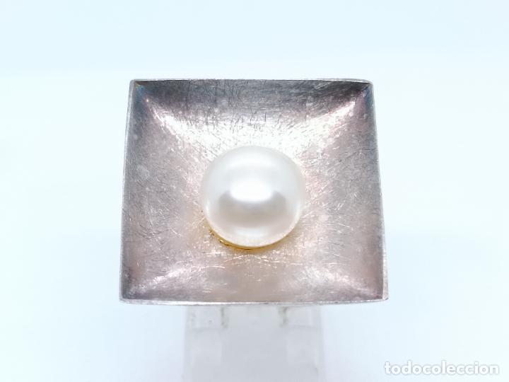 Joyeria: Sofisticado anillo antiguo en plata de ley contrastada de elegante dise&ntilde;o - Foto 2