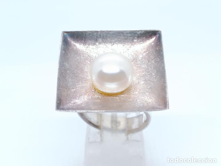 Joyeria: Sofisticado anillo antiguo en plata de ley contrastada de elegante dise&ntilde;o - Foto 3