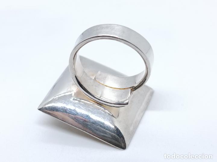 Joyeria: Sofisticado anillo antiguo en plata de ley contrastada de elegante dise&ntilde;o - Foto 5
