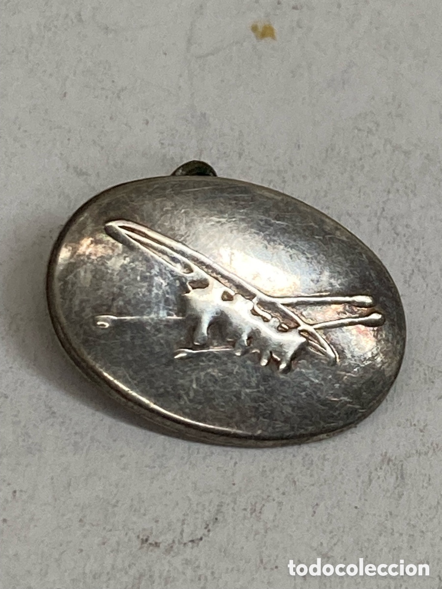 Joyeria: Broche de plata avi&oacute;n antiguo B49 - Foto 1