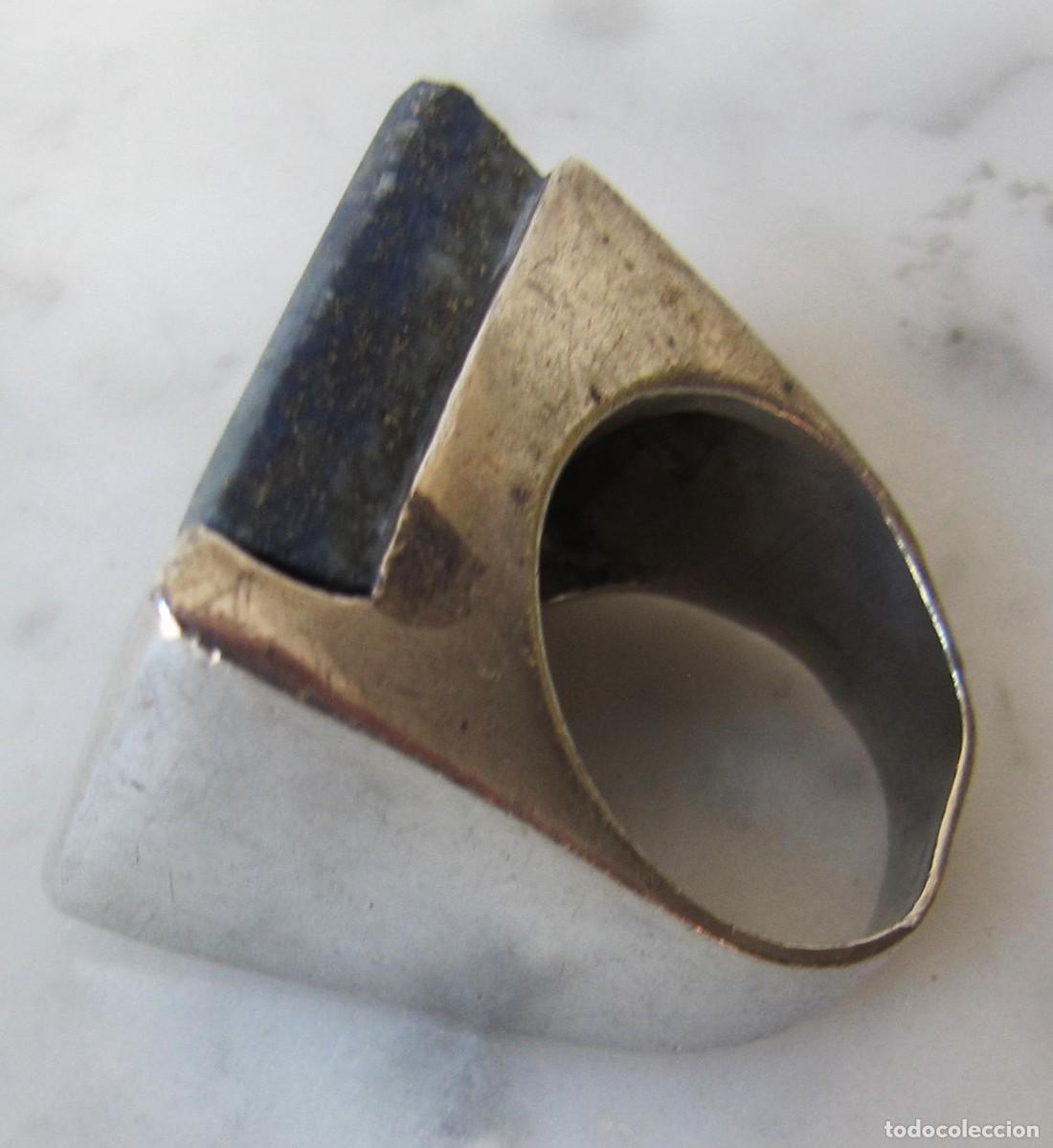 Joyeria: anillo plata con lapisl&aacute;zuli dise&ntilde;o - Foto 2