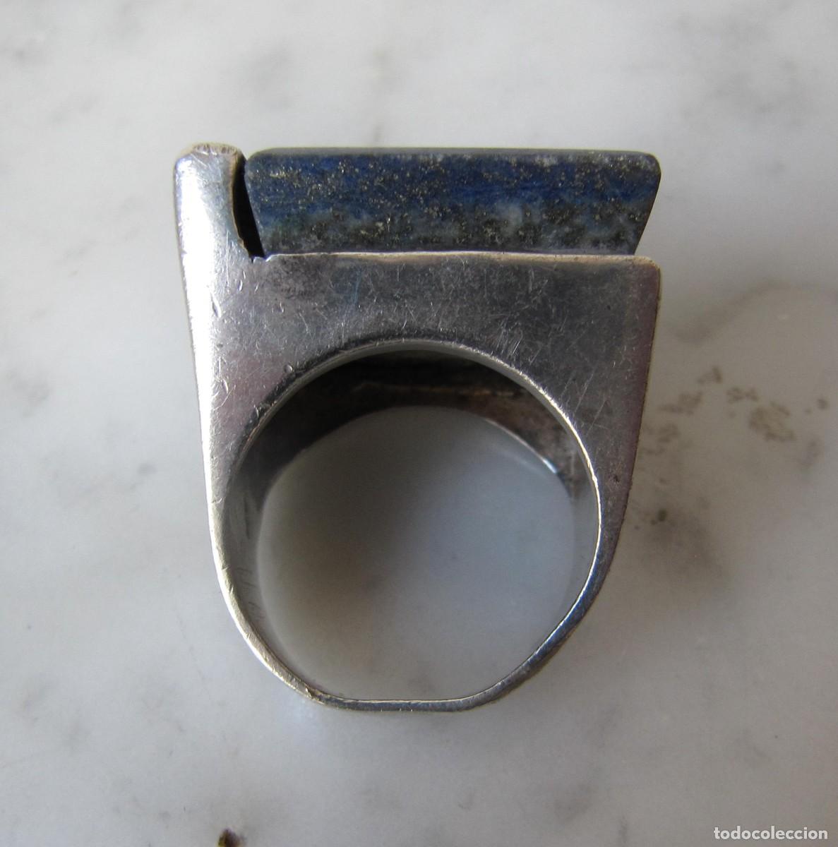 Joyeria: anillo plata con lapisl&aacute;zuli dise&ntilde;o - Foto 6