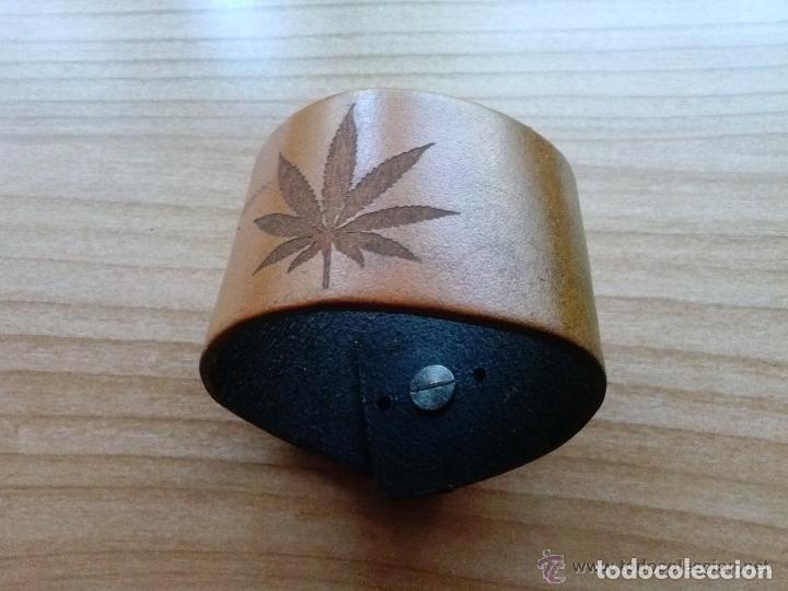 Joyeria: Pulsera en cuero. Adaptable con abalorio - Foto 1