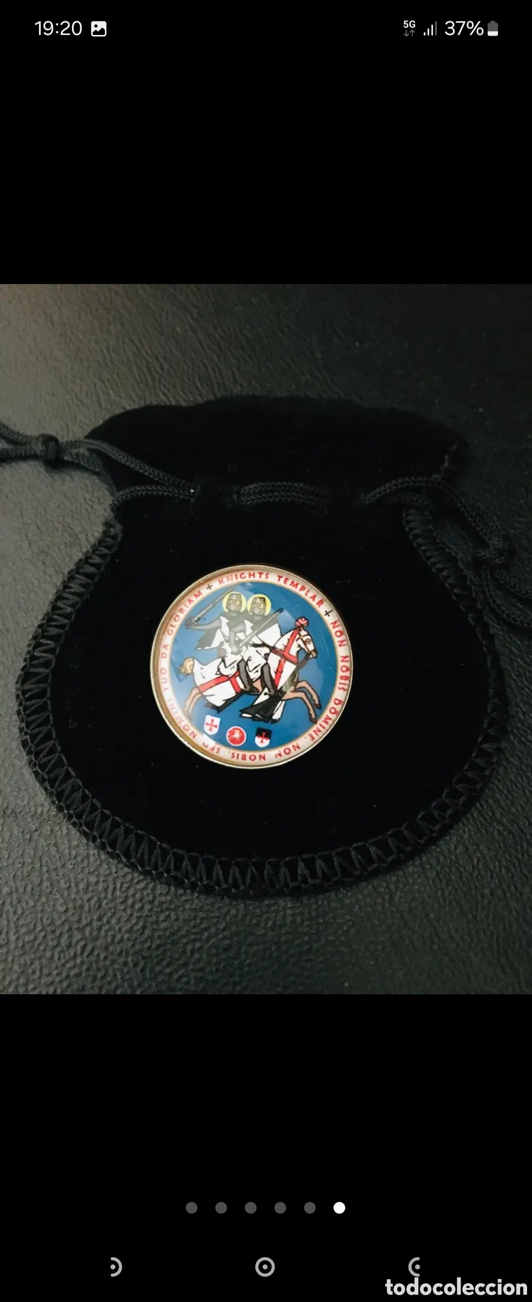 Joyeria: Broche en cristal de la orden del Temple - Foto 6