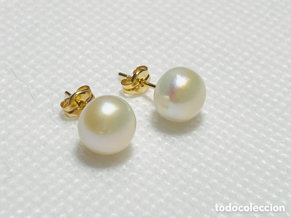Joyeria: Pendientes d Perla y Oro 18K - Foto 2