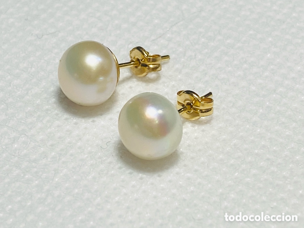 Joyeria: Pendientes d Perla y Oro 18K - Foto 3
