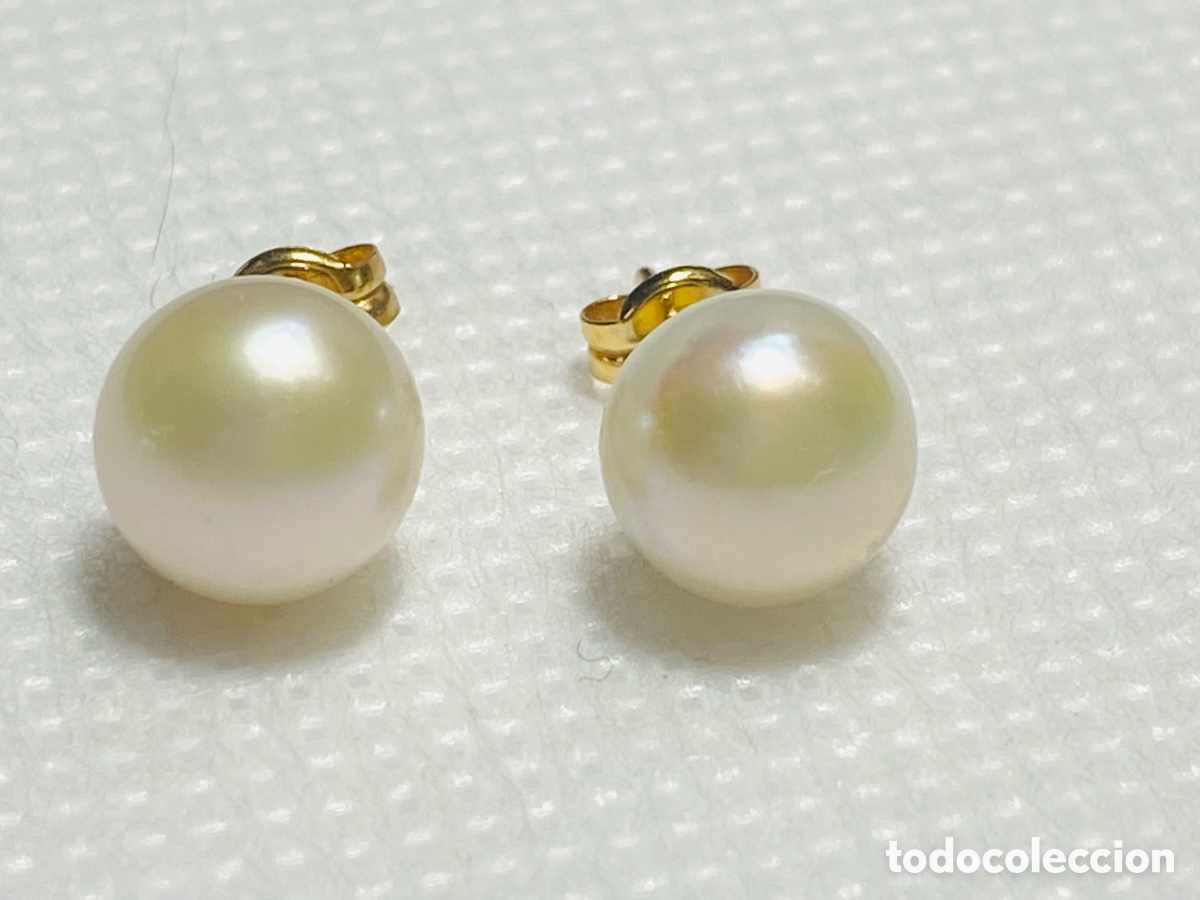 Joyeria: Pendientes d Perla y Oro 18K - Foto 4