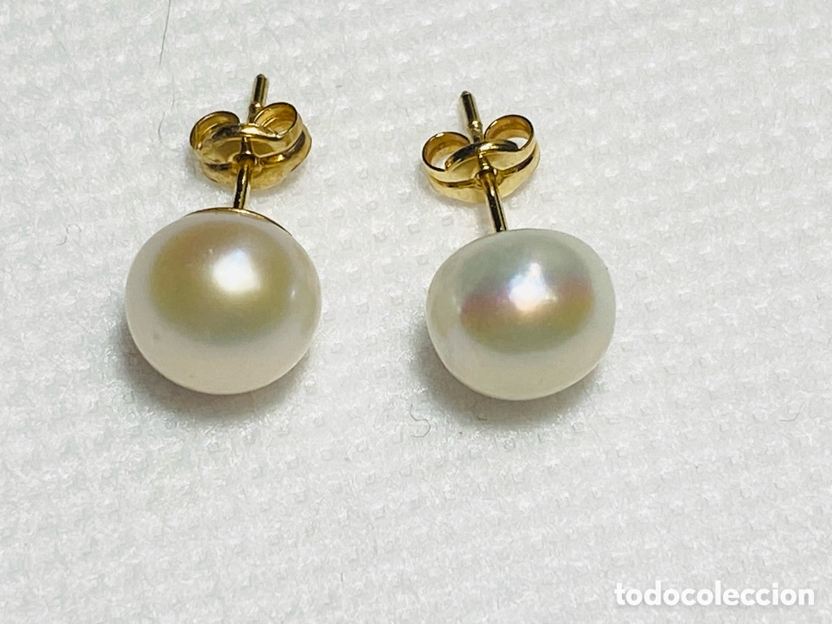 Joyeria: Pendientes d Perla y Oro 18K - Foto 6