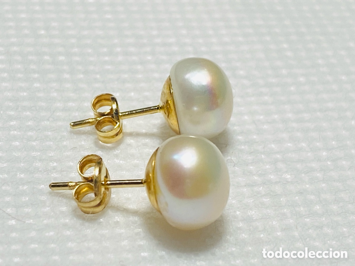 Joyeria: Pendientes d Perla y Oro 18K - Foto 7