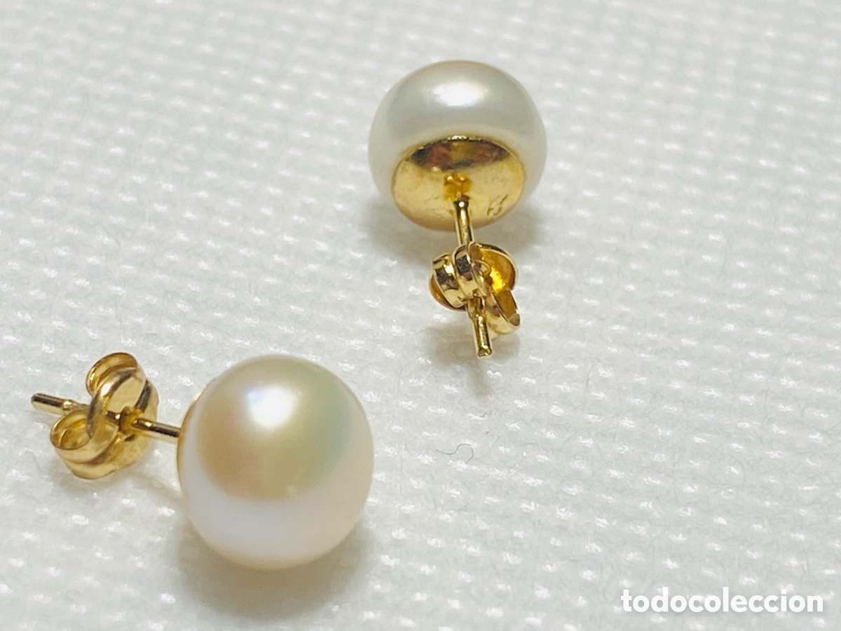 Joyeria: Pendientes d Perla y Oro 18K - Foto 8