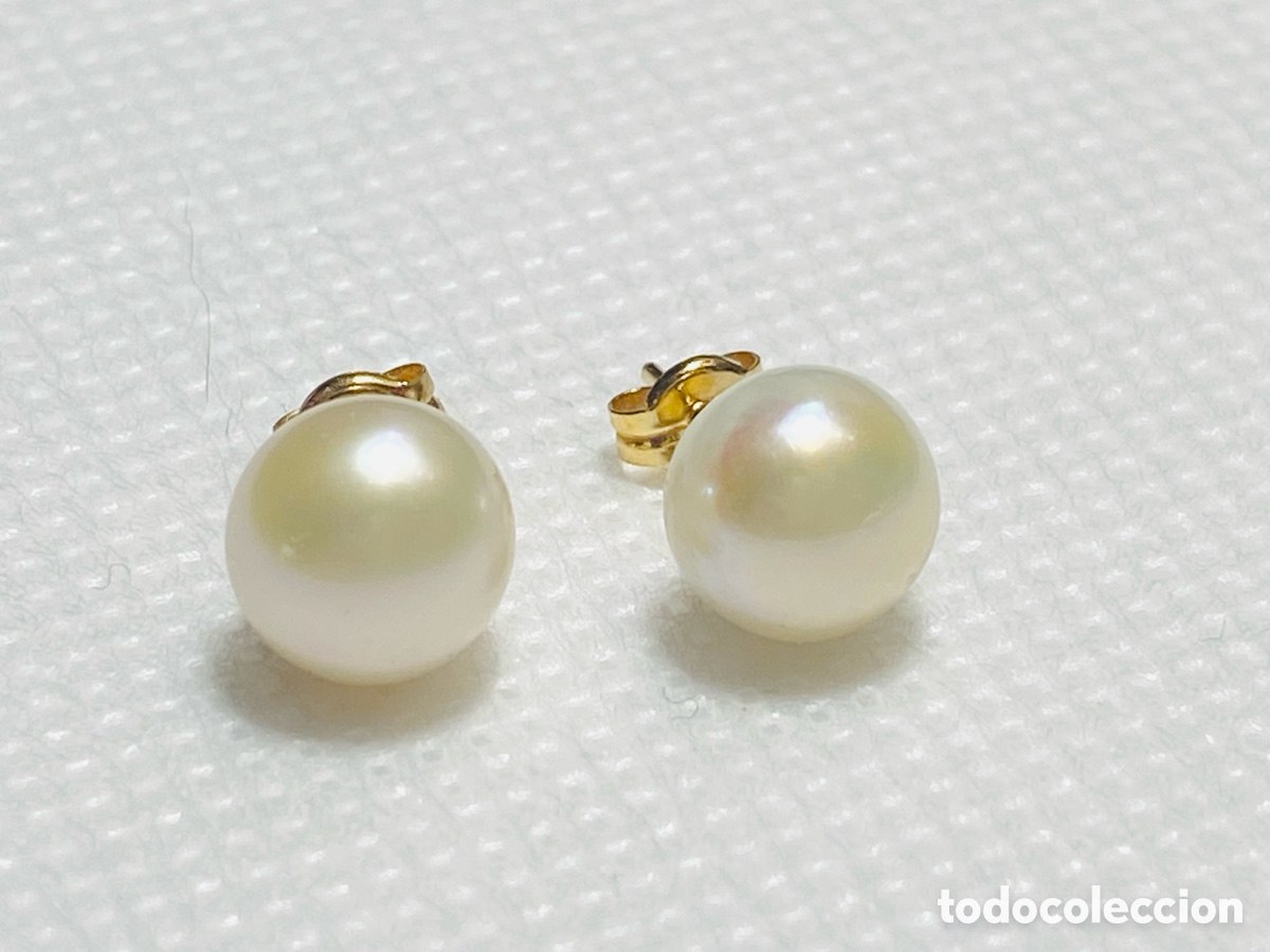 Joyeria: Pendientes d Perla y Oro 18K - Foto 1