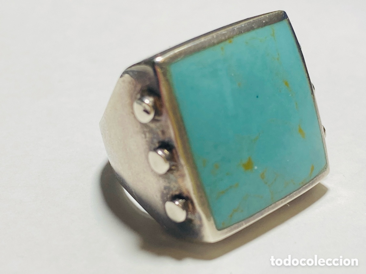 Joyeria: Sortija Turquesa y Plata 925 - Foto 2