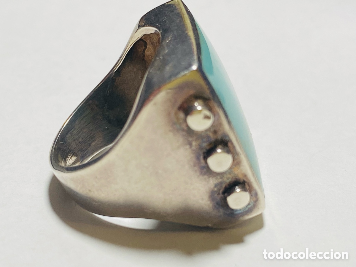 Joyeria: Sortija Turquesa y Plata 925 - Foto 3