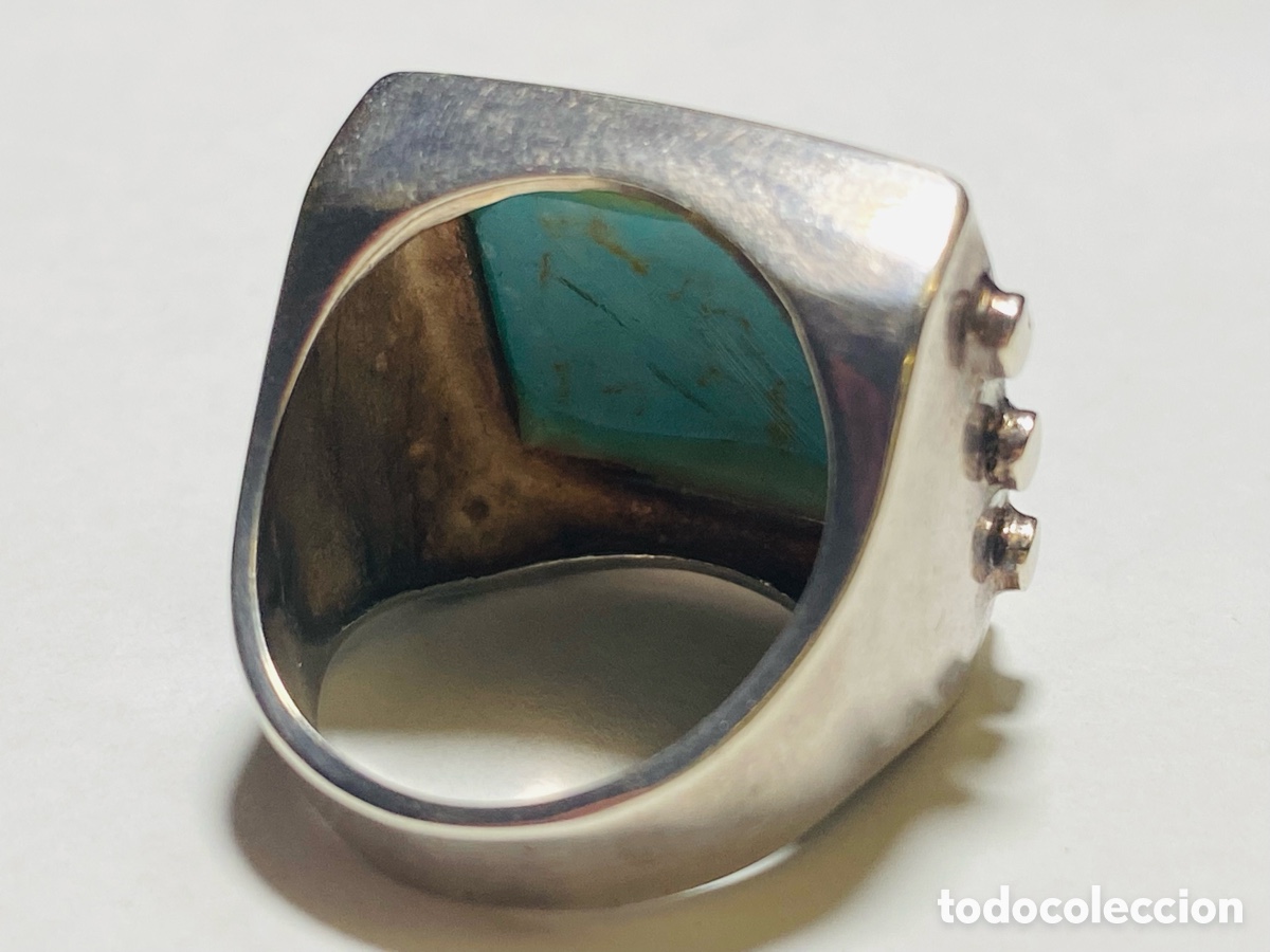 Joyeria: Sortija Turquesa y Plata 925 - Foto 4