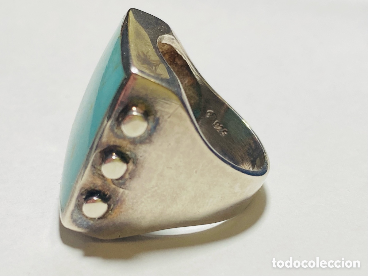 Joyeria: Sortija Turquesa y Plata 925 - Foto 5