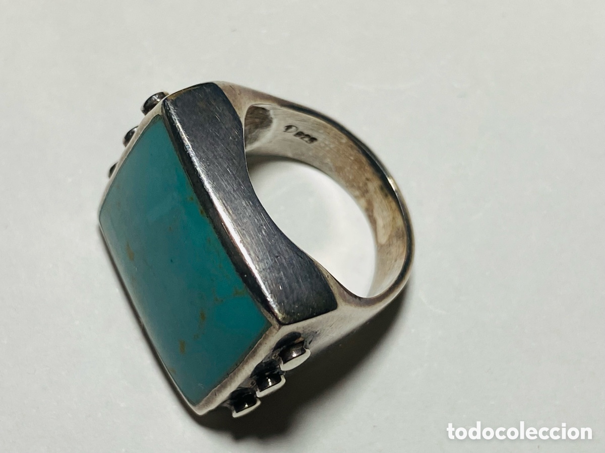 Joyeria: Sortija Turquesa y Plata 925 - Foto 7